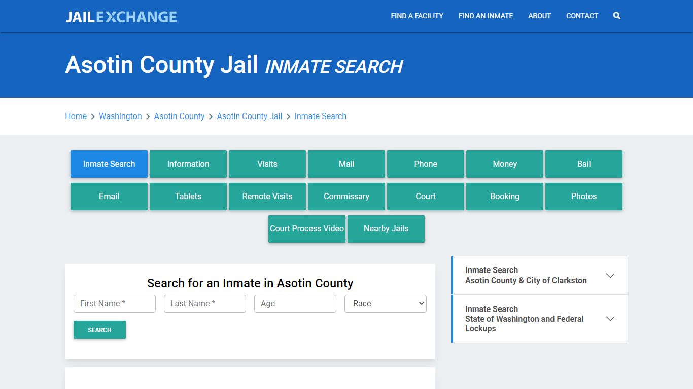 Asotin County Jail, WA Inmate Search: Roster & Mugshots