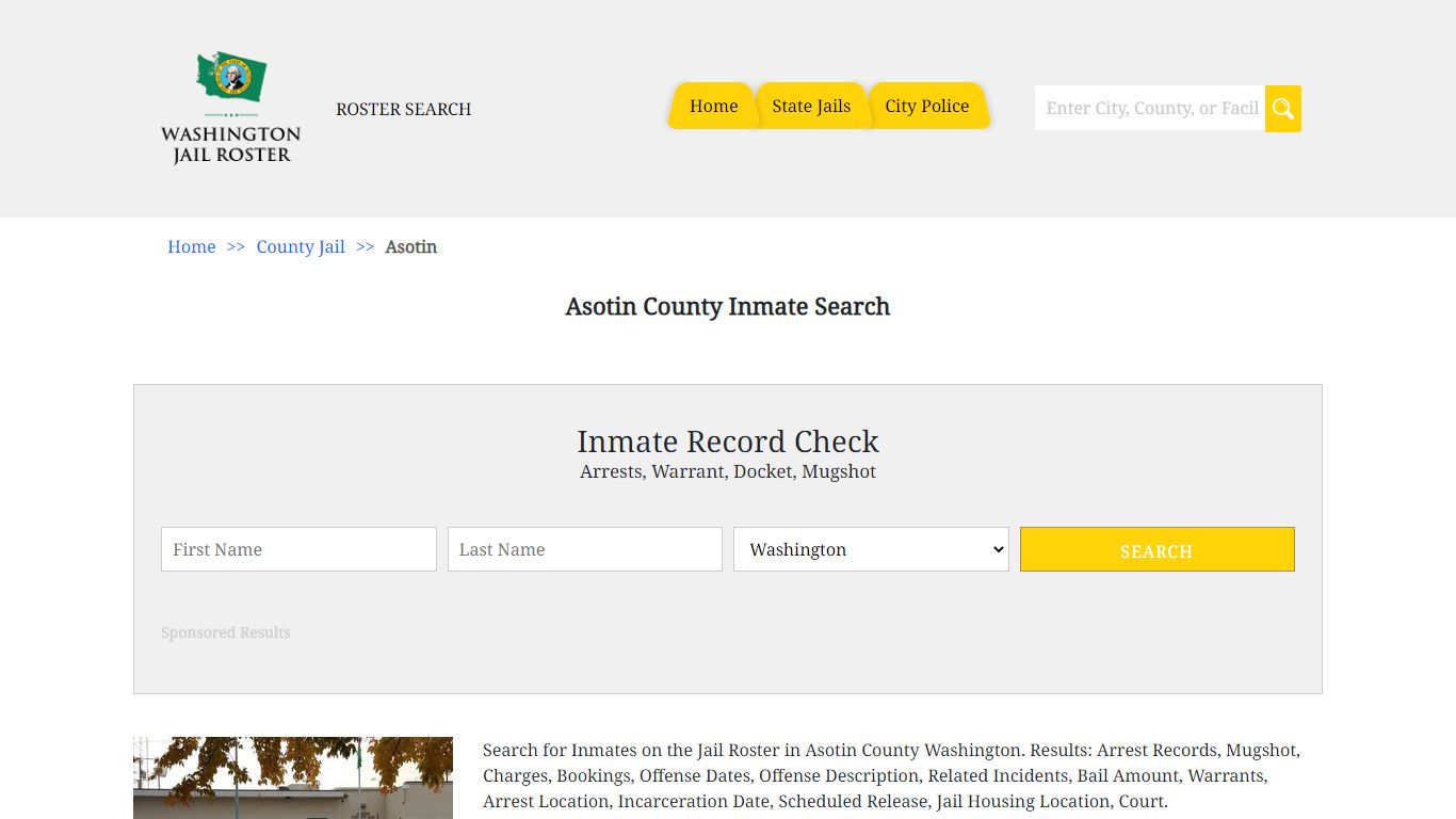 Asotin County Inmate Search - Jail Roster Search